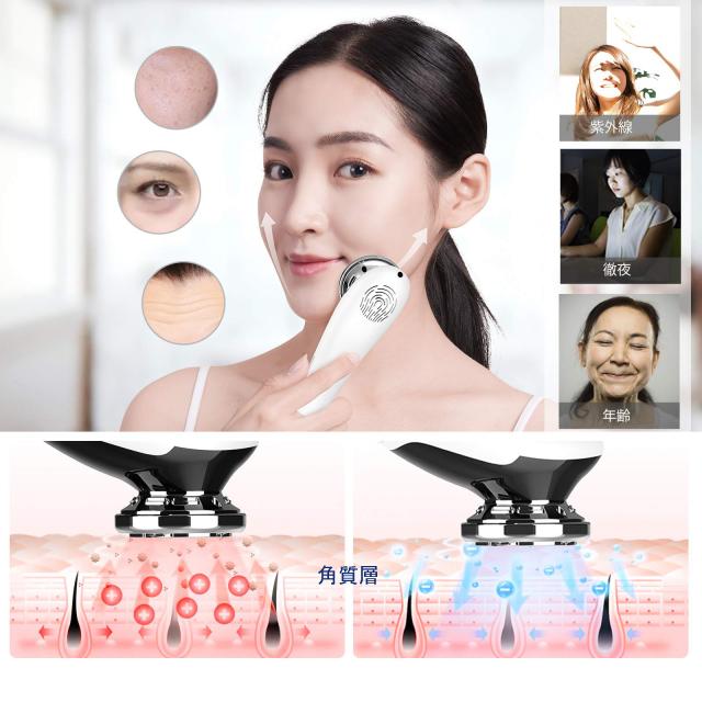 ☆美顔器 ems 温冷ケア LED光 1台8役 温冷美顔器 目元ケア ANLAN