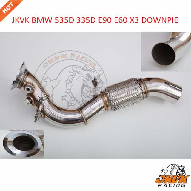 BMW X3 X5 X6 E83 E70 E71 ステンレス製 ダウンパイプ DWK社製