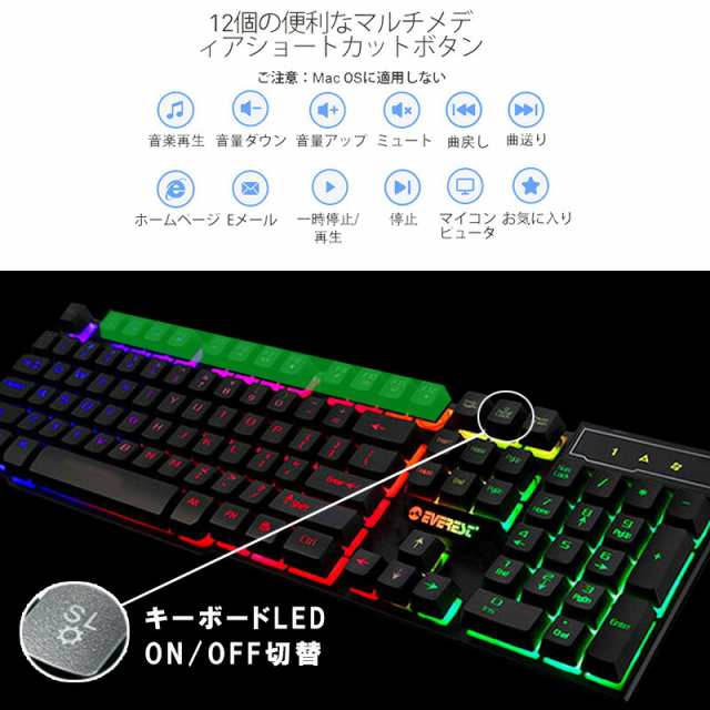 ゲーム4点セット+12インチ拡大鏡 ゲーミングキーボード ゲーミングマウス コンバーター スタンド 任天堂スイッチライト [KM191  GTX300/TG｜au PAY マーケット