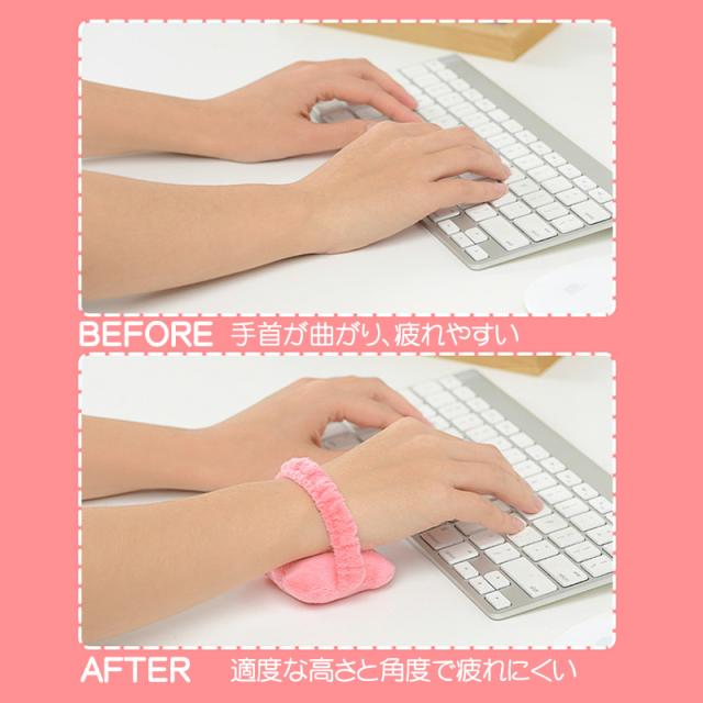 キーボード用　防水　リストレスト 疲労軽減 手首　クッション　レッド キーボード用 防水 リストレスト 疲労軽減 手首 クッション レッド