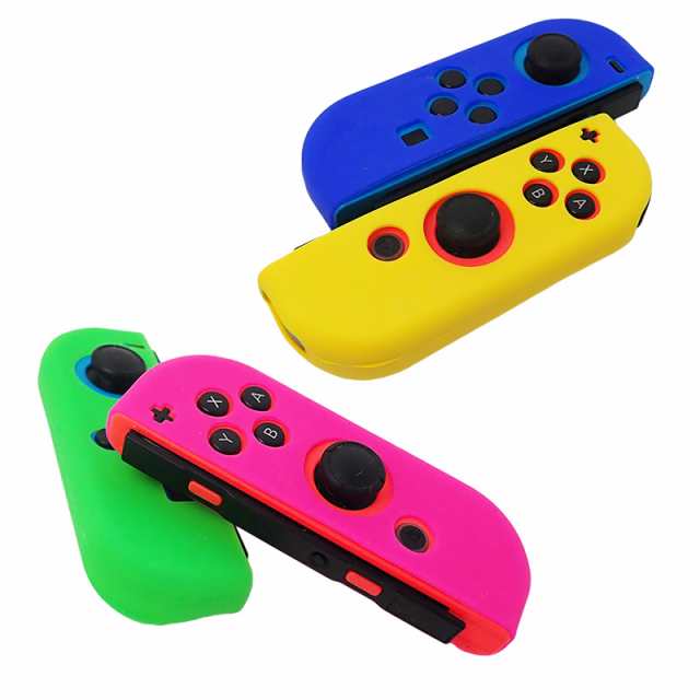 Nintendo Switch 有機EL 通常モデル ジョイコンカバー Joy-Conカバー 18カラー ニンテンドースイッチ有機ELモデル  任天堂スイッチ グリッ｜au PAY マーケット