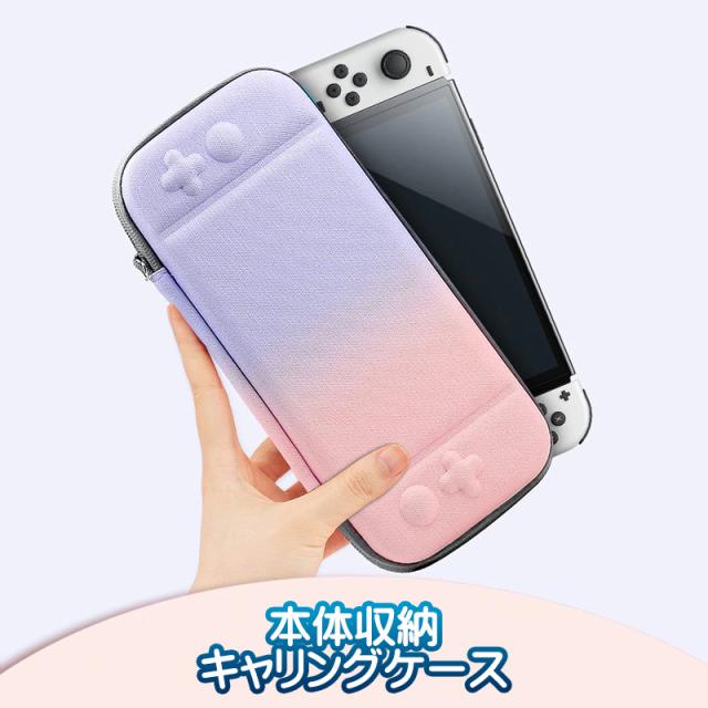 Nintendo Switch Lite対応 キャリーケース 画面保護フィルム 2点セット