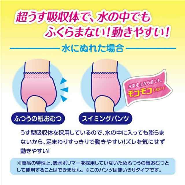 グーン スイミングパンツ 男女共用 BIGサイズ 4枚入り グーン キッズ