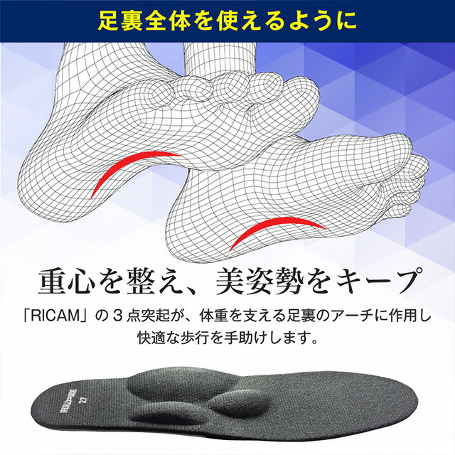IRERUDAKE インソール 21〜29センチ おすすめ中敷き 入れるだけ 話題 なかじき インソール 効果 かかと アーチサポート 革靴 スニーカー 立ち仕事 抗菌 消臭 土踏まず 美姿勢 歩行サポート ウォーキング 足の疲れ_10