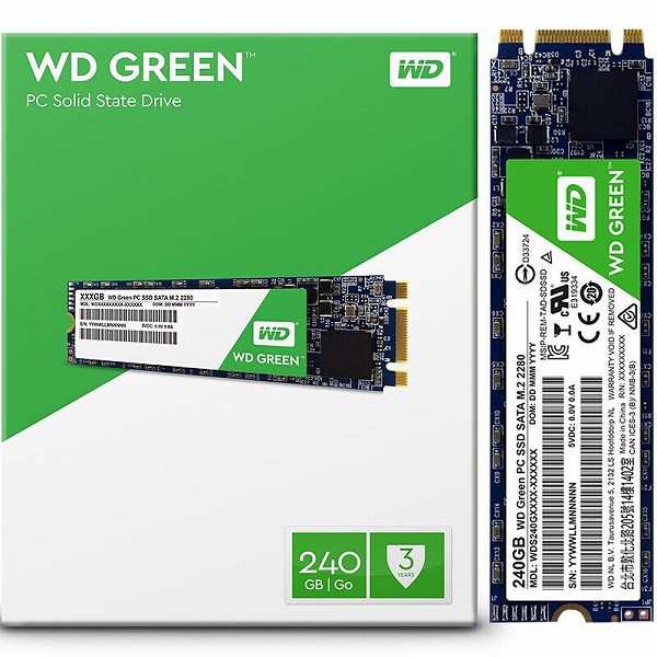 Western Digital WD GREEN SSD 240GB WDS240G2G0B ウエスタンデジタルの通販は