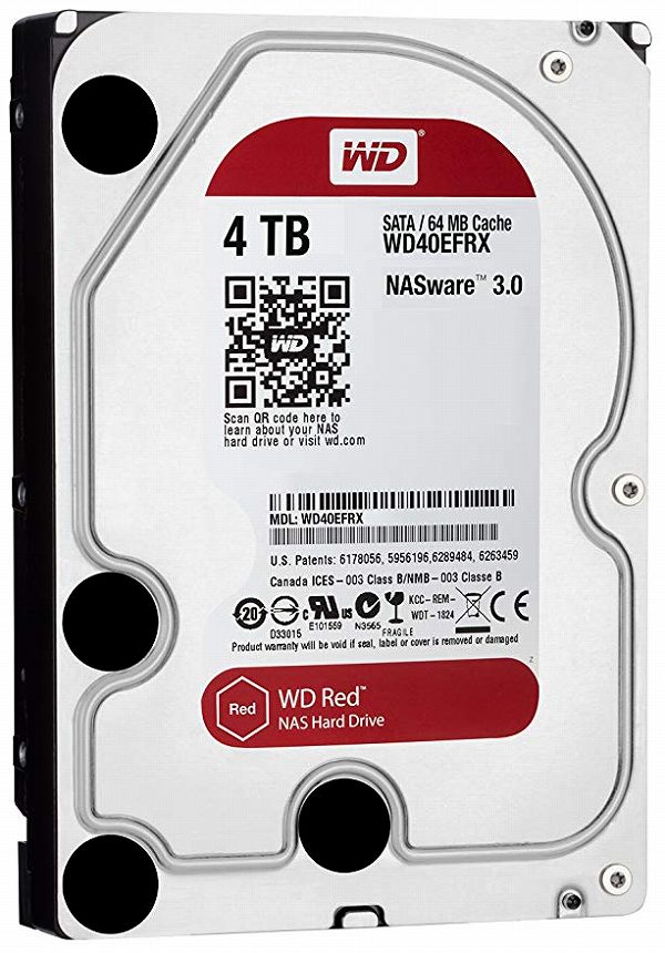 Western Digital WD RED HDD 4TB WD40EFRX ウエスタンデジタル Western Digital WD RED HDD 4TB WD40EFRX ウエスタンデジタル
