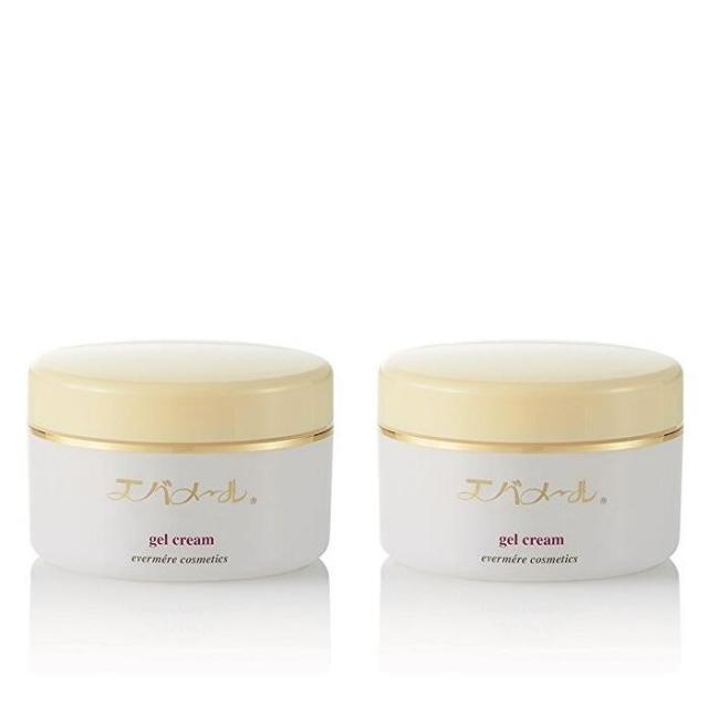 エバメール ゲルクリーム ジャー180g おすすめクリーム 化粧水 乳液 クレンジング ピーリング 保湿 天然由来成分 ゲル ロングセラー 全身使え 2セットの通販は