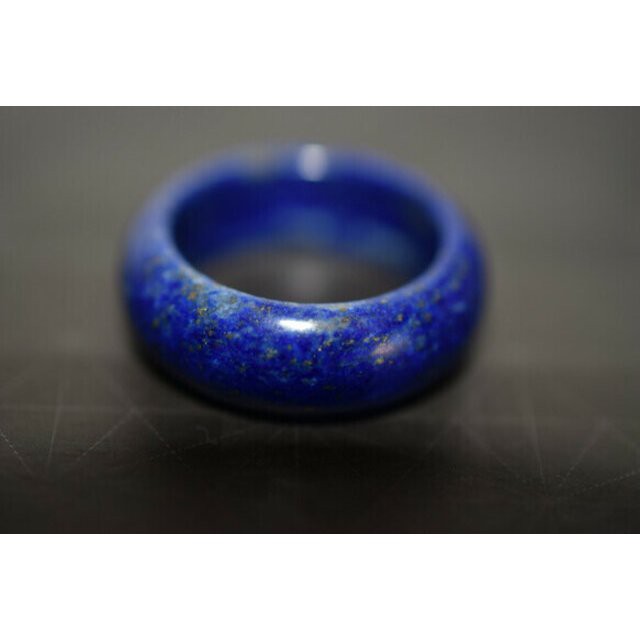 159-30 美品 薬指 小指 13.5号 天然 ラピスラズリ 青金石 メンズ