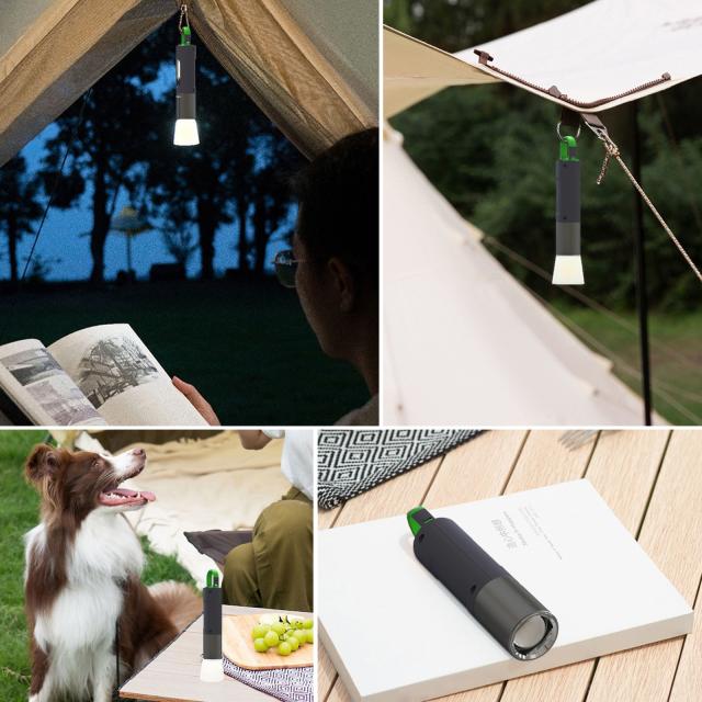 懐中電灯 自転車 ライト LEDランタン 高輝度4つの照明モード 明るさ1000ルーメン 1800mah 100グラム IPX4防水 キャンプランタン 懐中電灯 ズーム式 ミニLEDランタン 高輝度 USB充電式 多機能　キャンプライト 応急ライト 防災グッズ_5