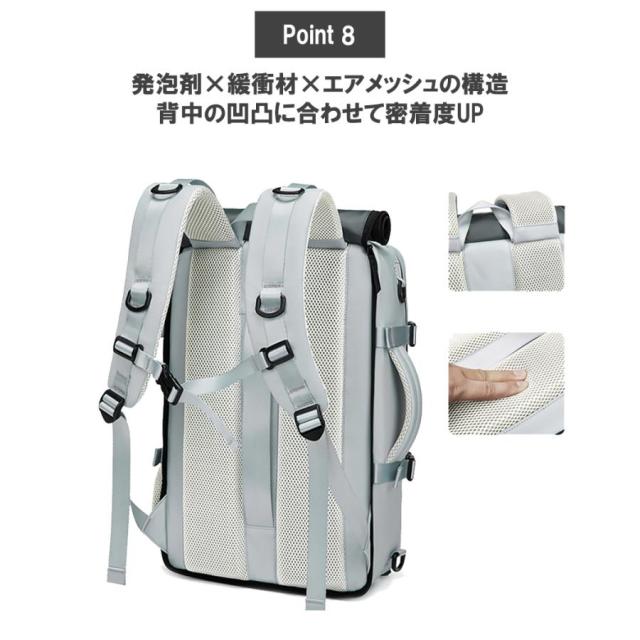 リュック 3way ビジネスリュック 撥水 リュックバッグ ショルダーバッグ キャリーオン リュックバック メンズ レディース 通学 大容量 黒 防災 備災