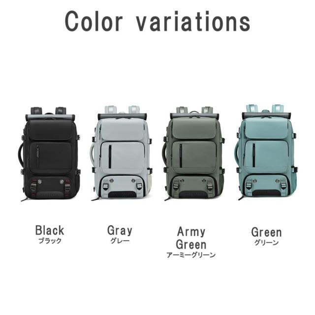 リュック 3way ビジネスリュック 撥水 リュックバッグ ショルダーバッグ キャリーオン リュックバック メンズ レディース 通学 大容量 黒 防災 備災 リュック 3way ビジネスリュック 撥水 リュックバッグ ショルダー
