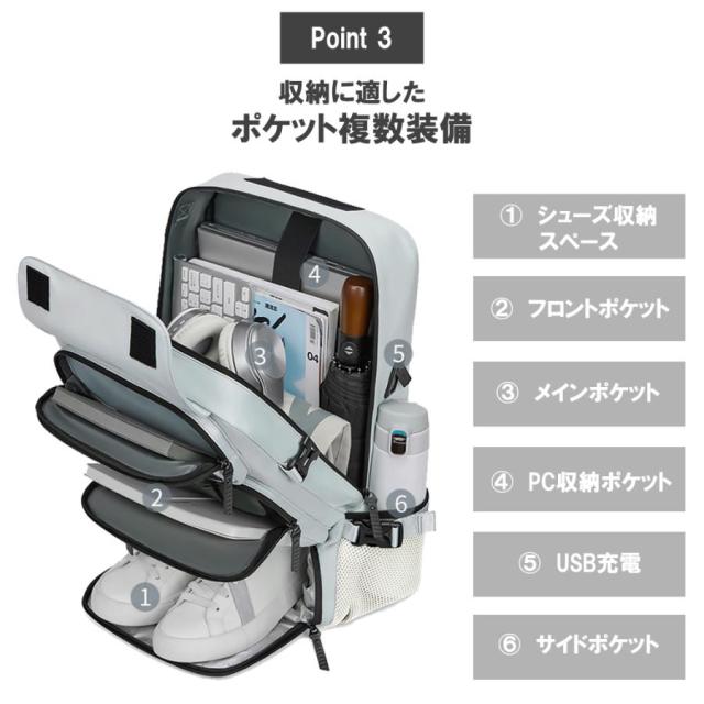 リュック 3way ビジネスリュック 撥水 リュックバッグ ショルダー