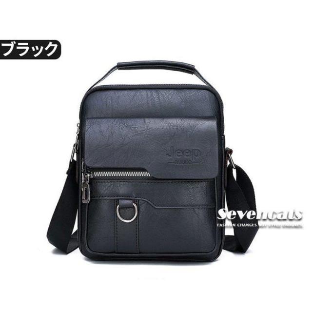 ショルダーバッグ メンズ 2WAY 本革牛革ハンドバッグ 防水 メッセンジャーバッグ 3WAY 斜めかけバッグ ビジネスバッグ jeep 無地 ファッション おしゃれ_9