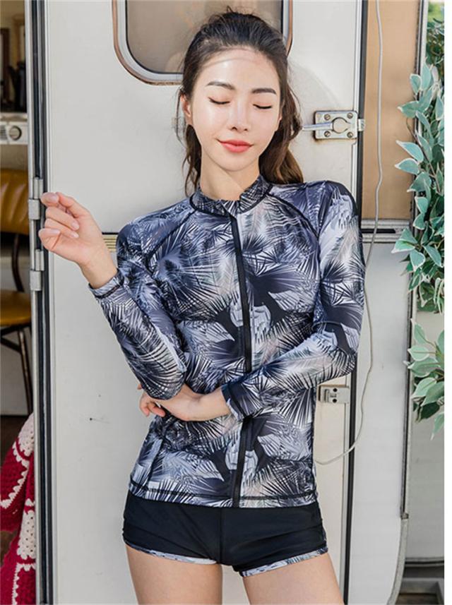 送料無料 水着 レディース 体型カバー セット セパレート フィットネス