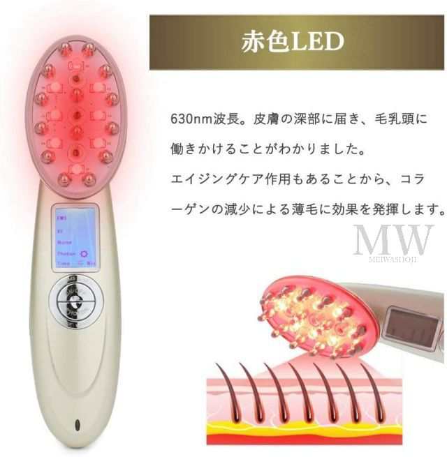 価額全部ショップの中に 光エステ EMS RF温熱 育毛 赤外線LED搭載 発毛