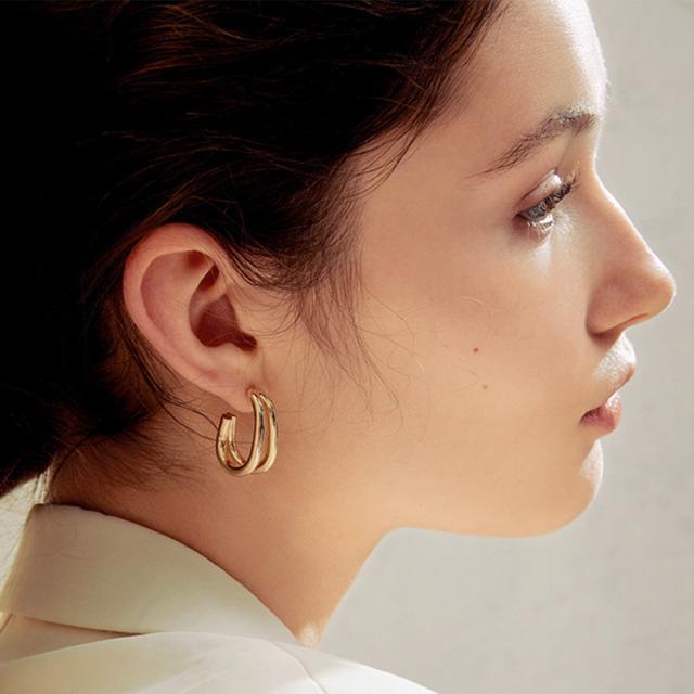 フープピアス ピアス フープ レディース 金属アレルギー シンプル 人気 仕事用 誕生日プレゼント 彼女 ギフト プレゼント 両耳用の通販はau Pay マーケット Noel Market