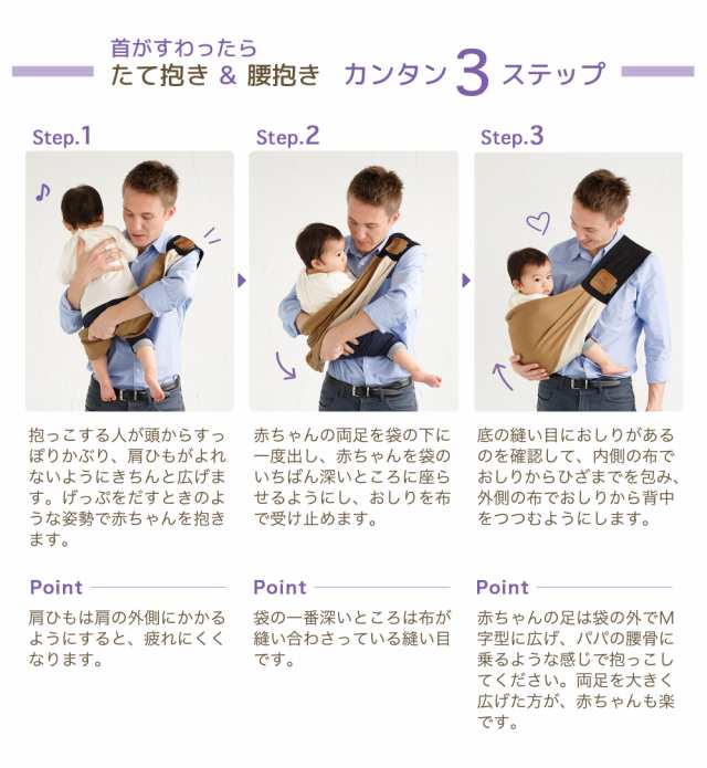 ベッタ キャリーミー！簡単ベビースリング 日本製 新生児から使える抱っこ紐 Betta Carry me!の通販はau PAY マーケット -  モンレーヴ au PAY マーケット店