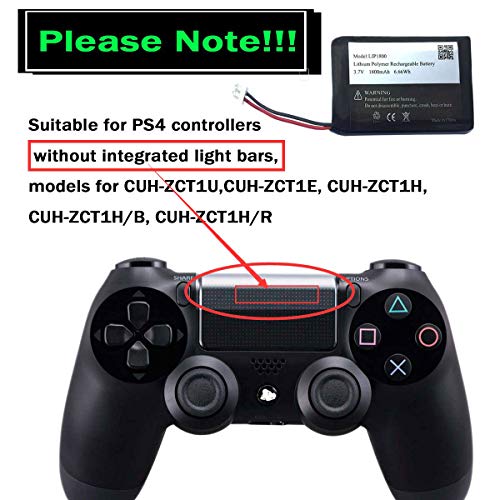 3 7v 1 800mah Li Ion交換用バッテリーパックps4コントローラー用 Playstation 4 Ds4 Cuh Zct1j シリーズlip1522 Ph2 0mm大プラグ付き の通販はau Pay マーケット Amazing Innovation