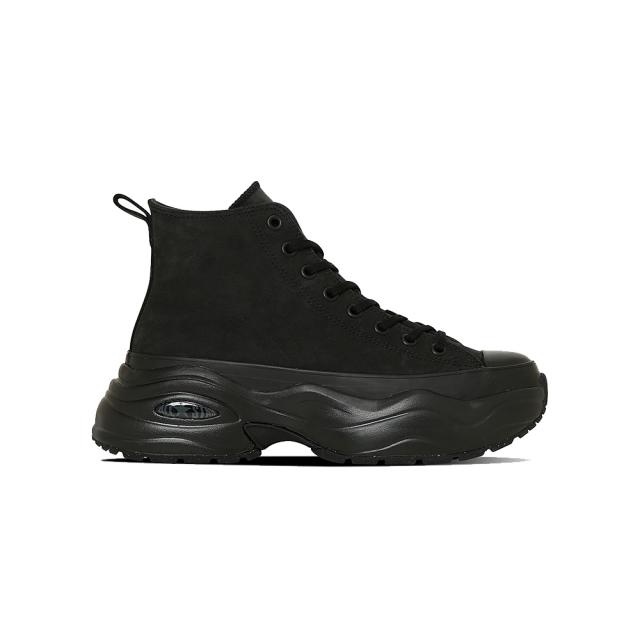 コンバース レザー オールスター R サージトレーナー HI 厚底 ブーツ スニーカー LEATHER ALL STAR R SURGETRAINER HI レディース メンズ ブラックモノクローム 22.0-29.0cm 31313140 ヌバック