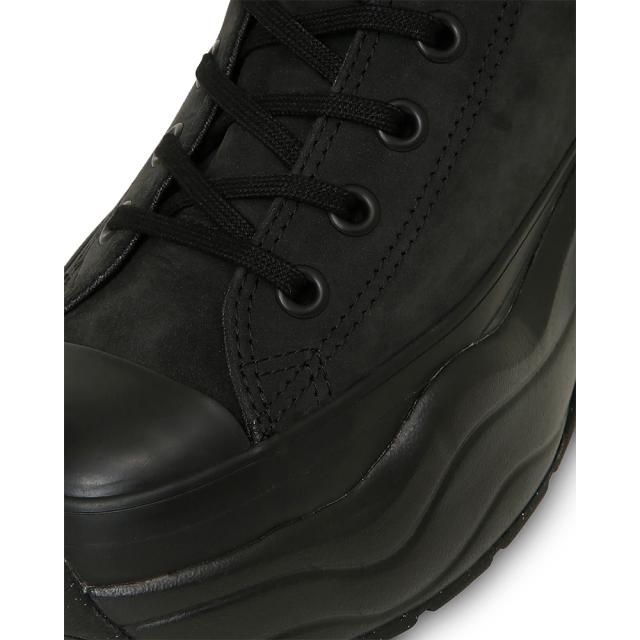 コンバース レザー オールスター R サージトレーナー HI 厚底 ブーツ スニーカー LEATHER ALL STAR R SURGETRAINER HI レディース メンズ ブラックモノクローム 22.0-29.0cm 31313140 ヌバック