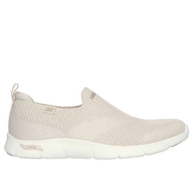 スケッチャーズ スニーカー アーチフィット リファイン アイリス 104545 SKECHERS ARCH FIT REFINE IRIS レディース ナチュラル(NAT) グレー(GRY) ブラック(BBK) 22.0cm-26.0cm 洗濯機洗い_3