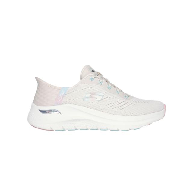 スケッチャーズ レディース スニーカー スリップインズ アーチフィット 2.0 イージー シック 150066 厚底 クッション SKECHERS SLIP-INS ARCH FIT 2.0 EASY CHIC ナチュラル/ピンク(NTPK) ブラック(BBK) 22.0cm-26.0cm_2