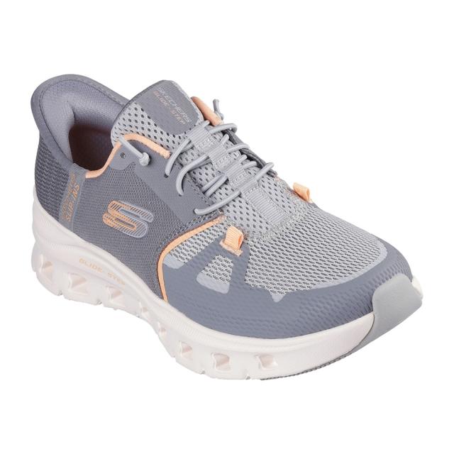 スケッチャーズ スニーカー スリップインズ グライドステップ プロ 150420 SKECHERS SLIP-INS GLIDE STEP PRO レディース スニーカー グレー/オレンジ(GYOR) ブラック/チャコール(BKCC) 22.0cm-26.0cm スケッチャーズ スニーカー スリップインズ グライドステップ プロ
