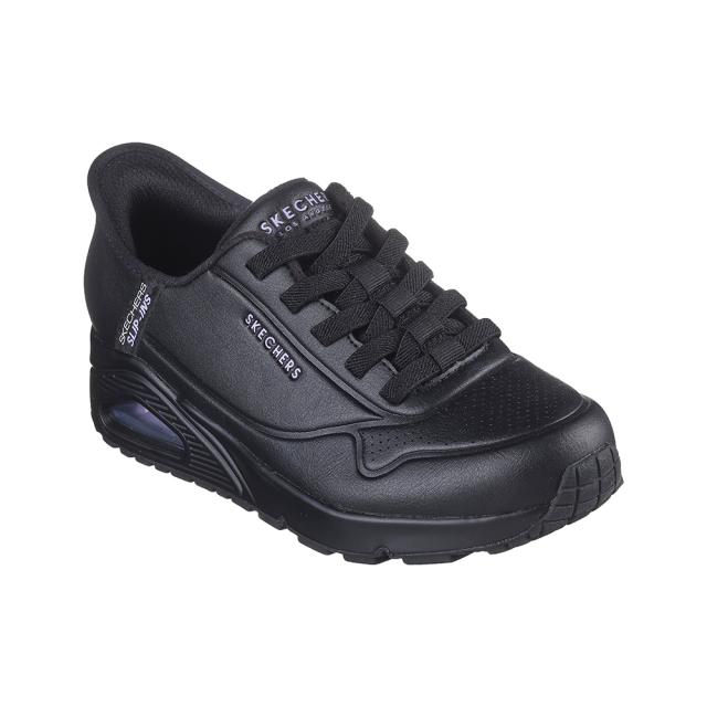 スケッチャーズ スニーカー スリップインズ ウノ イージー エア 177112 SKECHERS Slip-ins UNO EASY AIR レディース ブラック(BBK) ホワイト(WHT) 22.0cm-26.0cm_3