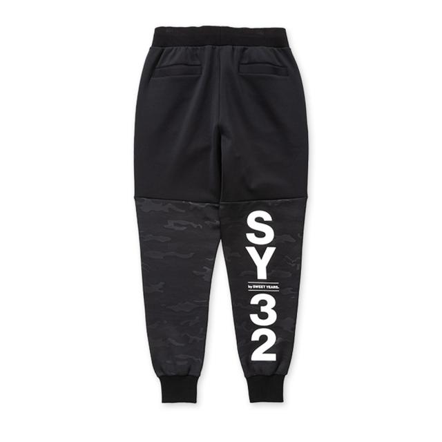 美品】SY32 ゴルフパンツ エンボス加工 防風 秋冬M 黒 - SY32 by SWEET