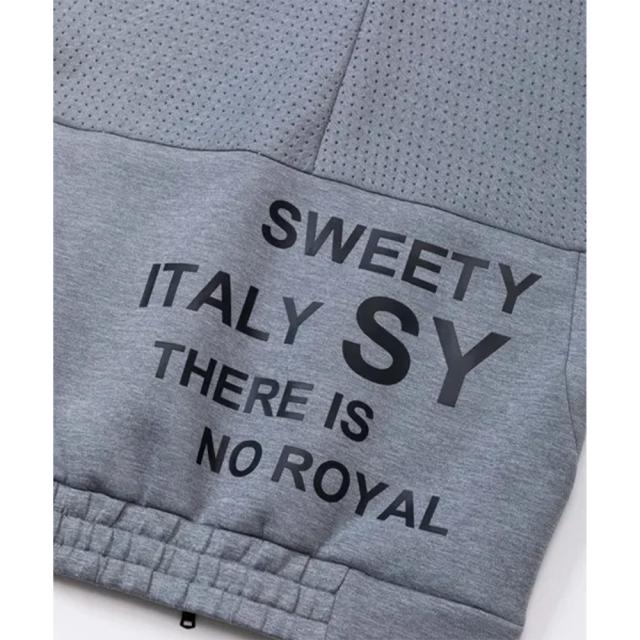 SY32 ゴルフウエア パンチング ジップアップ フードパーカー SYG-24S07