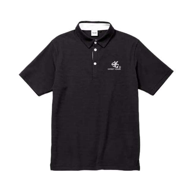 SY32 ゴルフウエア ポロシャツ バブル JQ QD カラー シャツ SYG-25S027 吸水速乾 高耐久性 BUBBLE JQ QD COLLAR SHIRTS エスワイサーティトゥバイスィートイヤーズ メンズ ブラック ホワイト ブルー M L XL_4