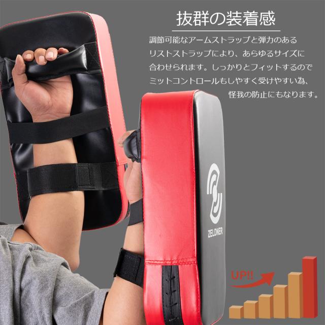 超軽量 本格 キックミット 空手 ミット パンチミット 2個セット 格闘技