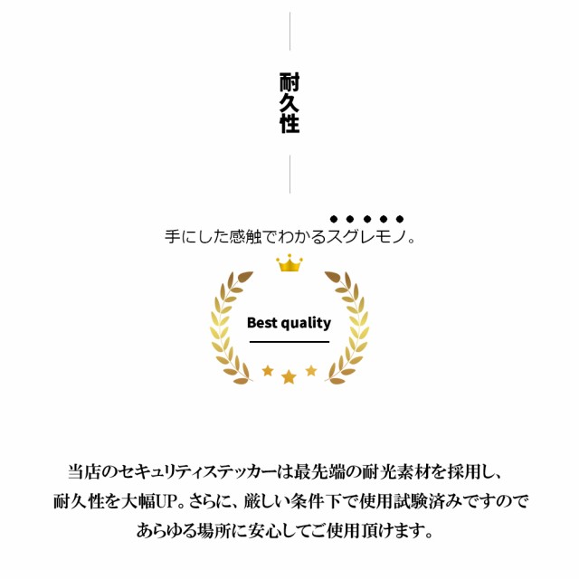 防犯ステッカー 【3枚セット合計9枚】 防犯シール セキュリティ