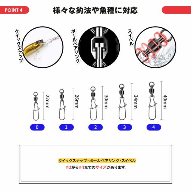 スイベル サルカン スナップ付き 30個セット 耐腐食 海釣り 釣り道具 ルアー スナップ ボールベアリングスイベル ボール ベアリング  釣りの通販はau PAY マーケット - HOBBYONE au PAY マーケット店 | au PAY マーケット－通販サイト