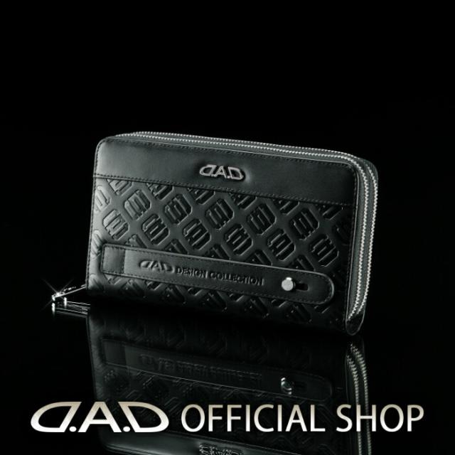 D.A.D ウォレット(財布）LE098-01 モノグラムレザーブラック/シルバー 4560318744165 DAD ギャルソン GARSON