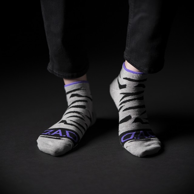 D.A.D ソックス ゼブラ柄 3足組 720604-31 靴下 SOCKS DAD