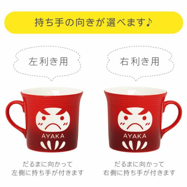 母の日 名入れ マグカップ 名前入り 送料無料 ギフト 受験合格 合格祈願グッズ だるまぐ ダルマ マグカップ お守り 縁起物 プレゼの通販はau Pay マーケット 名入れ 名前入りギフトきざむ