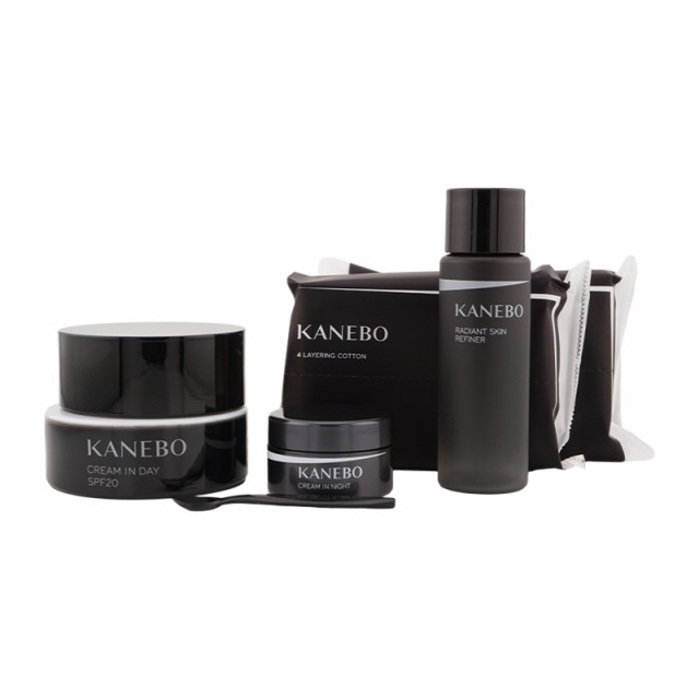 KANEBO カネボウ クリーム イン デイ キットｄ日中用クリーム 化粧下地 SPF20 PA+++ マスク 化粧水 コットン スキンケアセット ミニサイズ[ギフトラッピング対応の通販は