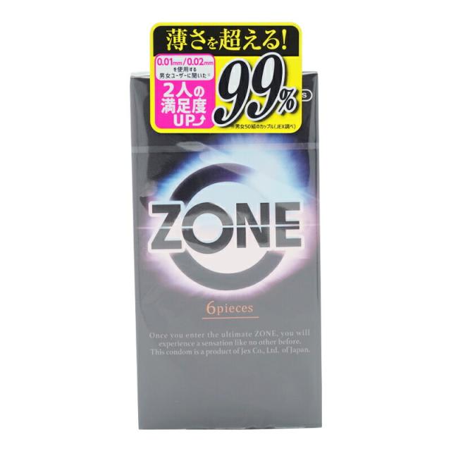 JEX ジェクス コンドーム ZONE(ゾーン)(6個入) コンドーム ゴム
