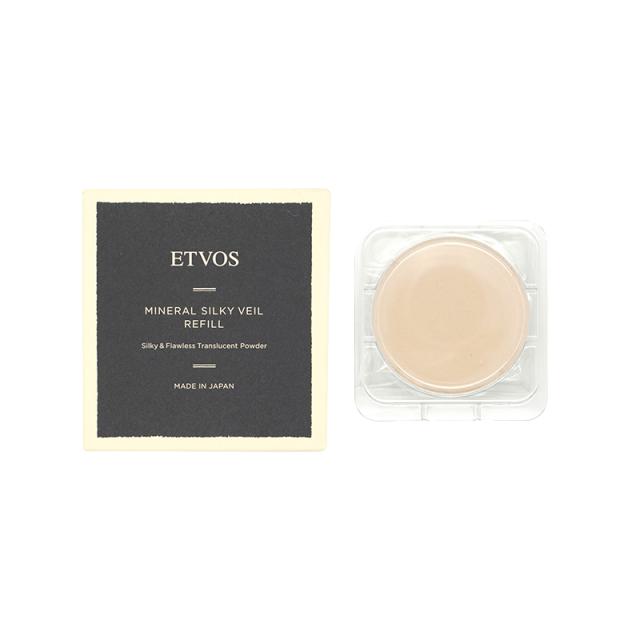 ETVOS エトヴォス ミネラルシルキーベール SPF20 PA++ リフィル パフ付