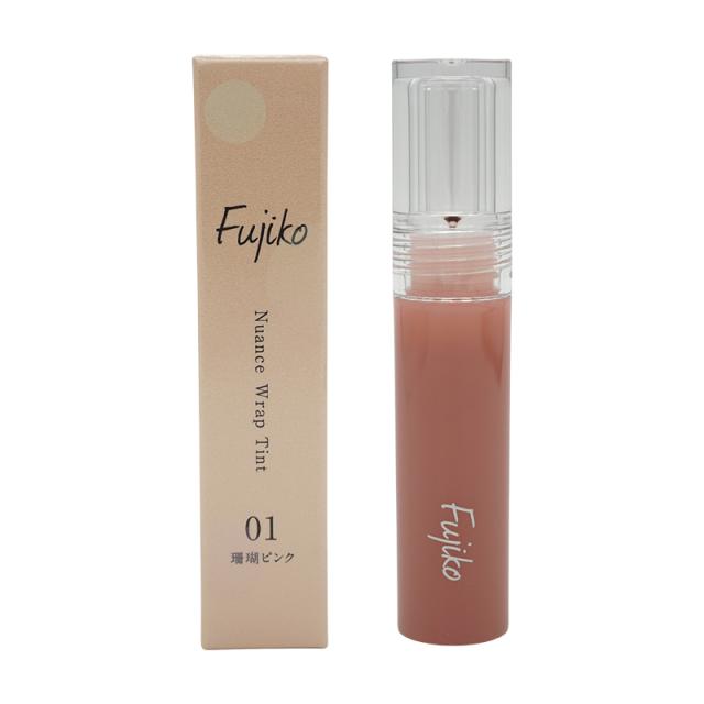 Fujiko フジコ ニュアンスラップティント 01 珊瑚ピンク 2.8g