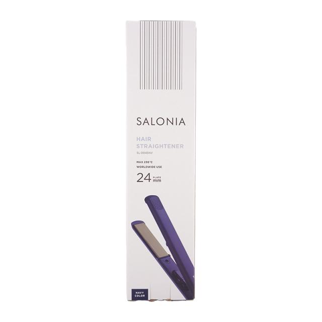 SALONIA サロニア ストレートヘアアイロン 24mm ネイビー SL-004SNV 