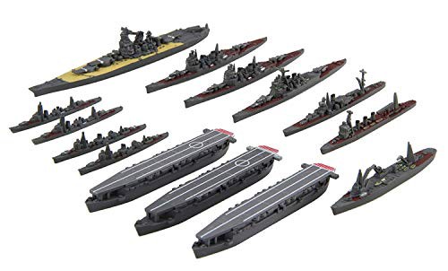 フジミ模型 1/3000 集める軍艦シリーズ No.17 海上護衛戦空母艦隊セット(大鷹型/武蔵/阿賀野/明石/彩色済み艦載機付き) プラモデル 軍艦1の通販は