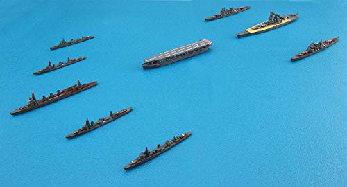フジミ模型 1/3000 集める軍艦シリーズ No.17 海上護衛戦空母艦隊セット(大鷹型/武蔵/阿賀野/明石/彩色済み艦載機付き) プラモデル 軍艦1の通販は