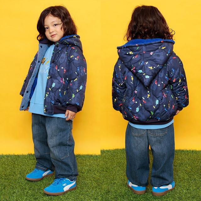 新品 BREEZE ピクミン アウター 青 110 新品 BREEZE ブリーズ ピクミン