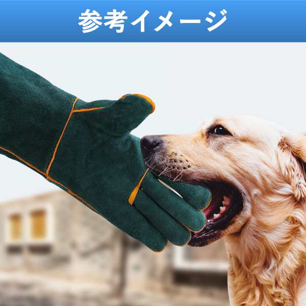 【色: ブルー 60cm】[UNIBIZ] ペットグローブ 噛みつき防止 犬 猫