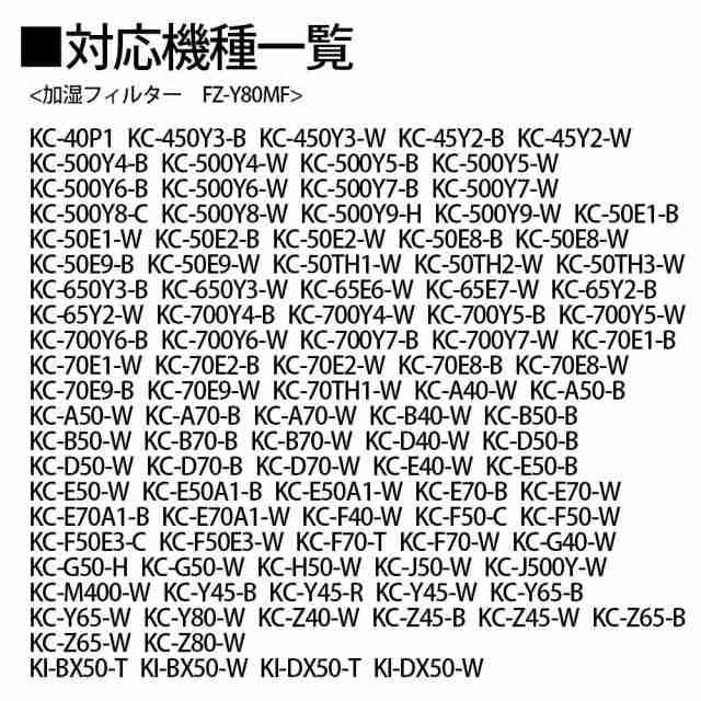 シャープ FZ-Y80MF FZY80MF 加湿フィルター 互換 1005288 ag+イオンカートリッジ FZ-AG01K1  sharp加湿空気清浄機フィルター 交換用 イオの通販はau PAY マーケット - shinsoushop | au PAY マーケット－通販サイト