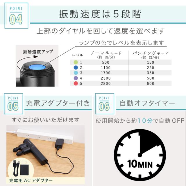 ルルドガン クアトロ AX-HX436 振動 ボディケア 首 肩 背中 マッサージ