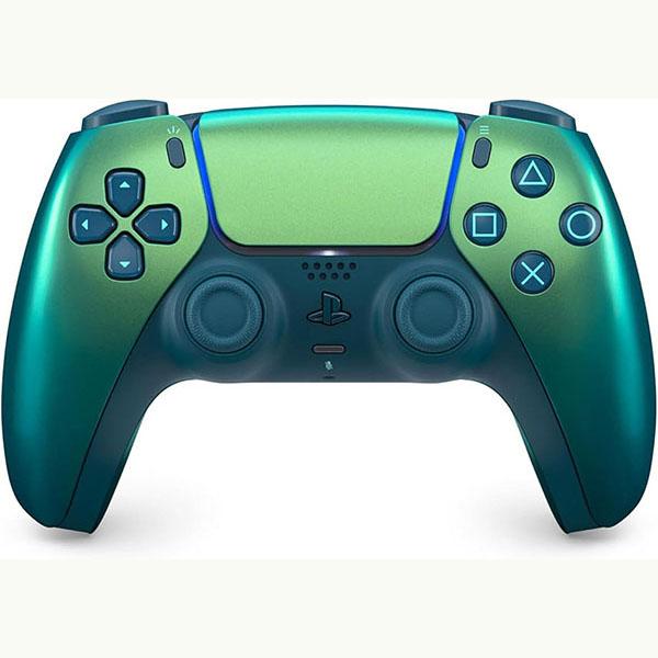 【新品】PS5 DualSense ワイヤレスコントローラー クロマ グリーン [CFI-ZCT1J10]【宅配便】の通販は