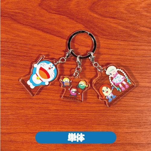 レトロ品　アニメ「ドラえもん」キーホルダー　3個セット シネマコレクション cinemacollection 映画ドラえもん のび太の